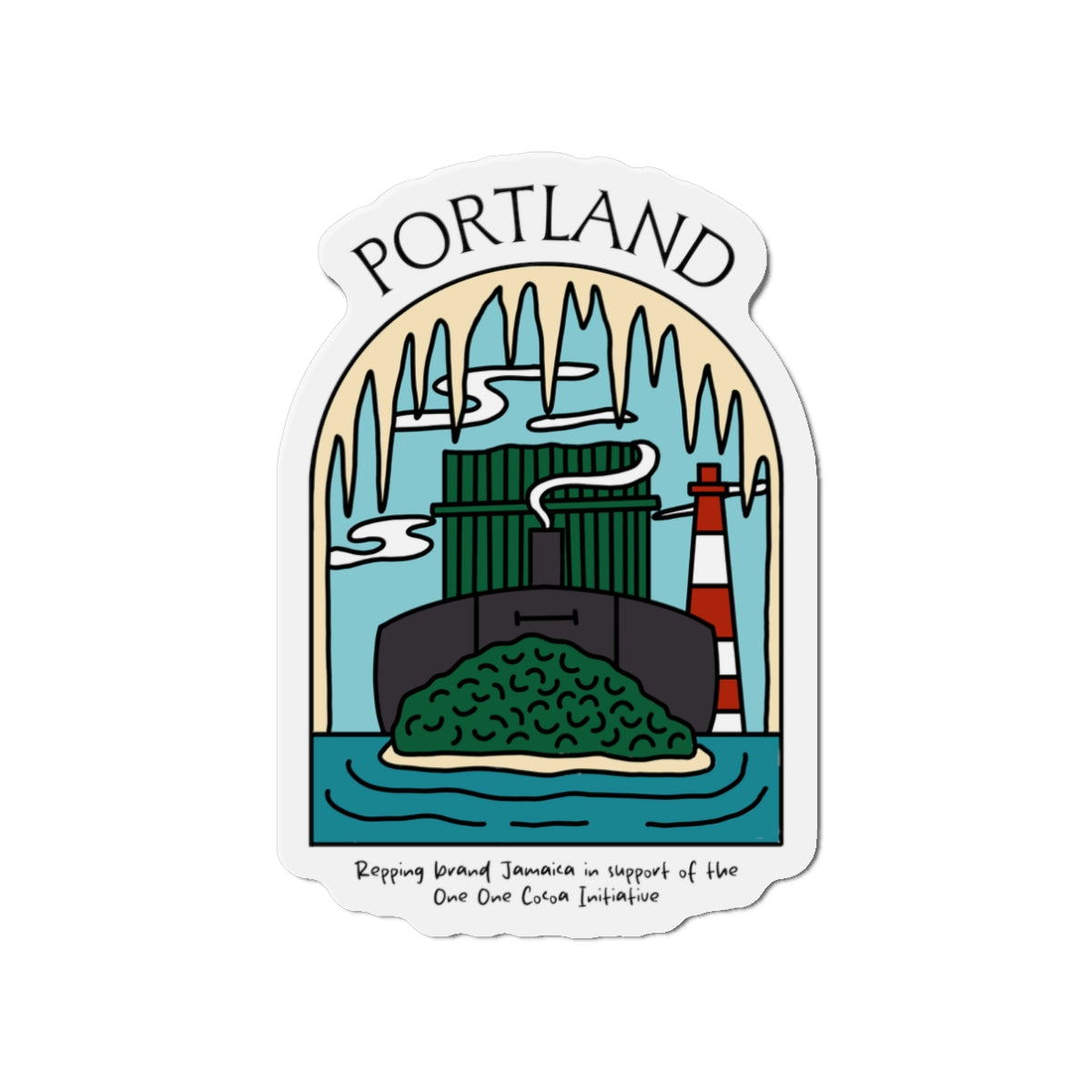 Portland Fridge Magnet
