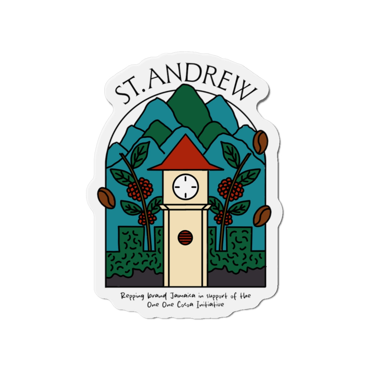 St. Andrew Fridge Magnet