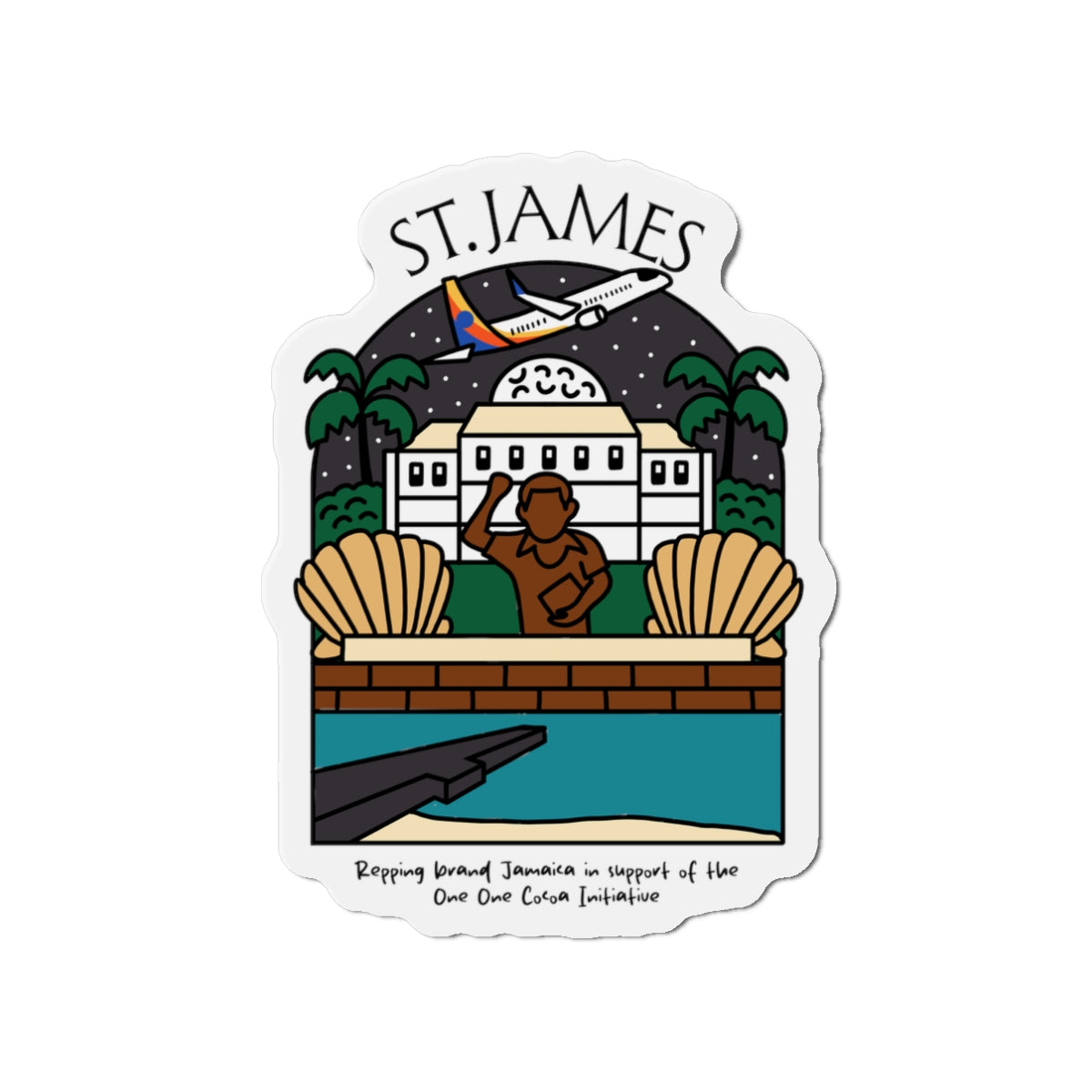 St. James Fridge Magnet